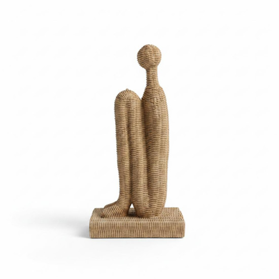 Imagem ESCULTURA AGACHADO EM RESINA TEXTURA