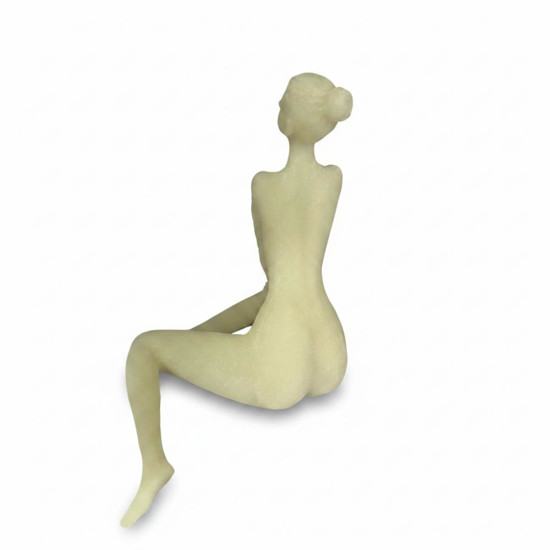 Imagem ESCULTURA MULHER ALONGADO EM MARMORE TAM 26X
