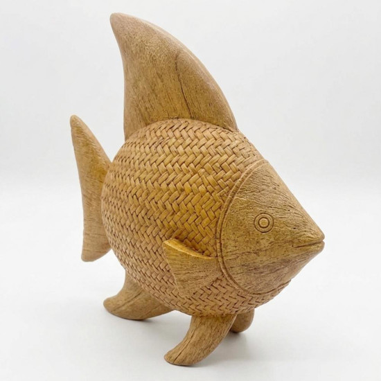 Imagem ESCULTURA PEIXE PEQUENO EM RESINA 