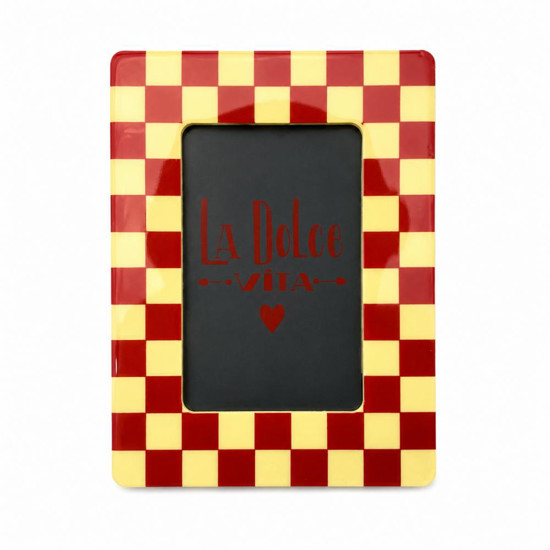 Imagem PORTA RETRATO MDF CHECKER 16X21CM
