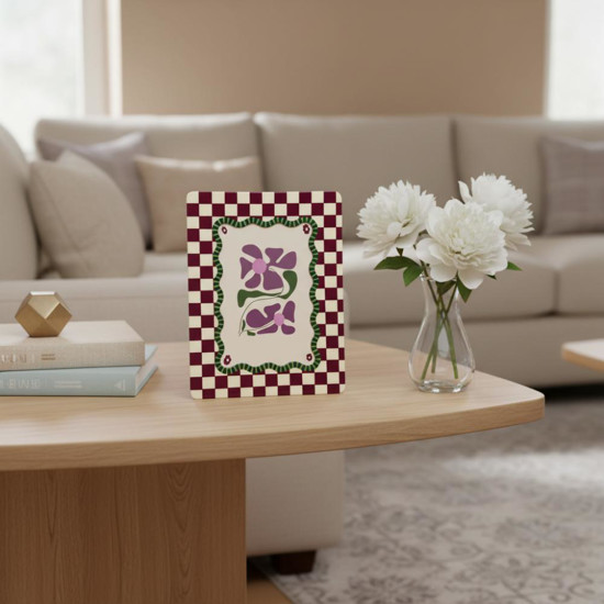 Imagem PORTA RETRATO MDF CHECKER 18,5X23,5CM
