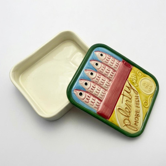 Imagem SARDINE LATA CERAMICA 13X12X5CM