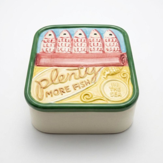 Imagem SARDINE LATA CERAMICA 13X12X5CM