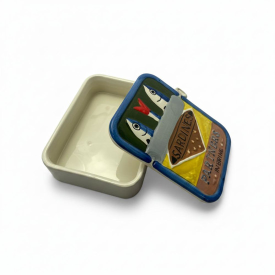 Imagem SARDINE LATA CERAMICA 15X13X5CM
