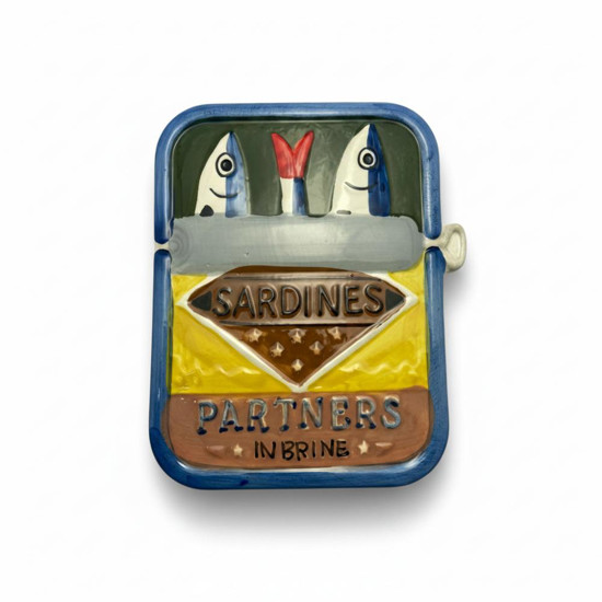 Imagem SARDINE LATA CERAMICA 15X13X5CM