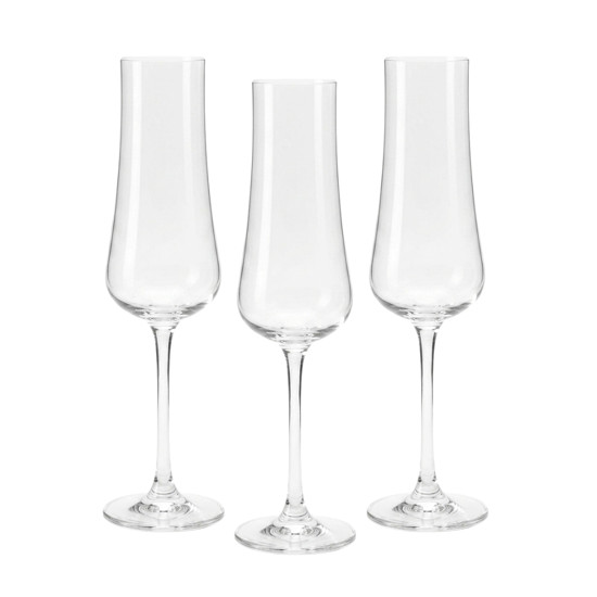 Imagem JG 6 TACA DE CHAMPAGNE IDUNA 250ML CRISTAL ECOL BO