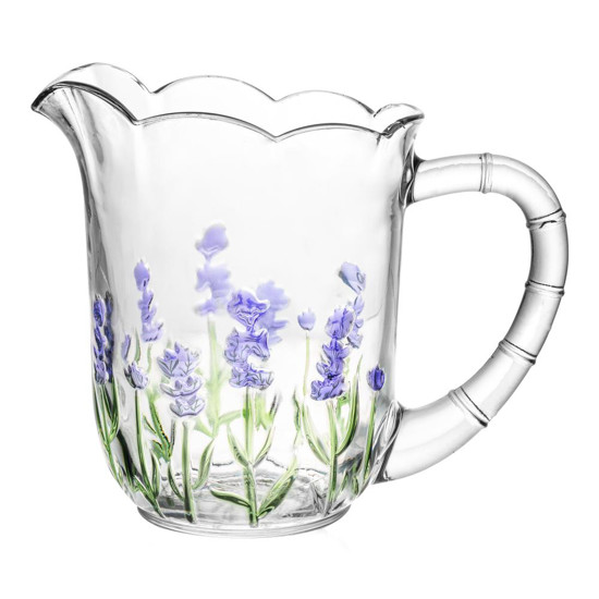 Imagem JARRA LAVANDA HAND PAINTING 1,5L CRISTAL ECOLOGICO