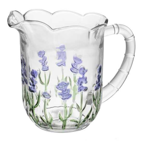 Imagem JARRA LAVANDA HAND PAINTING 1,5L CRISTAL ECOLOGICO