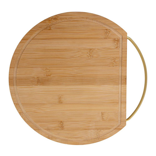 Imagem TABUA REDONDA COM ALCA NATURE 33,5CM X 28,5CM X 1,