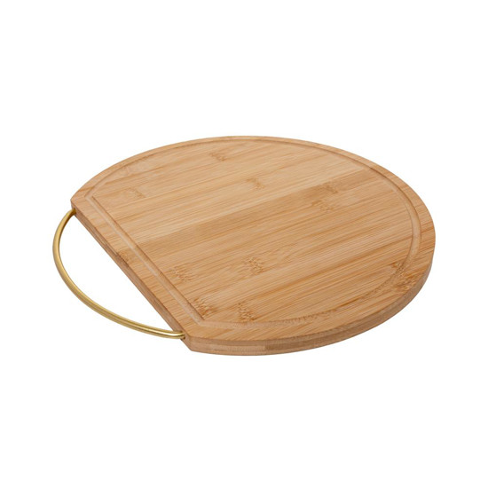 Imagem TABUA REDONDA COM ALCA NATURE 25CM X 21CM X 1,5CM