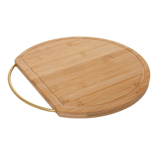 Imagem TABUA REDONDA COM ALCA NATURE 33,5CM X 28,5CM X 1,
