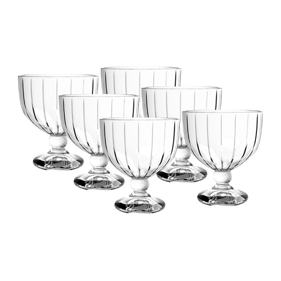 Imagem JOGO COM 6 TACAS VIDRO ROSEWOOD 310ML VISTA HOME