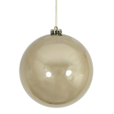 Imagem de BOLA NATALINA PEROLADA 15CM DOURADO - Grillo Ltda