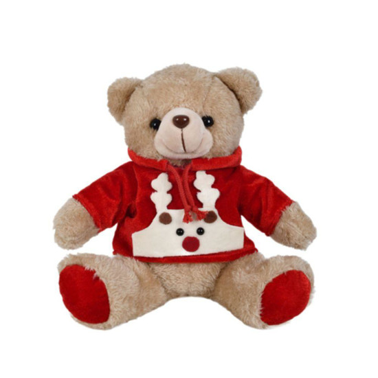 Imagem URSO PELUCIA MENINO 20CM VERMELHO
