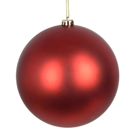 Imagem BOLA NATALINA FOSCA 20CM VERMELHO