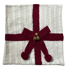 Imagem de CAPA ALMOFADA TRICO 40X40CM BRANCO - Grillo Ltda
