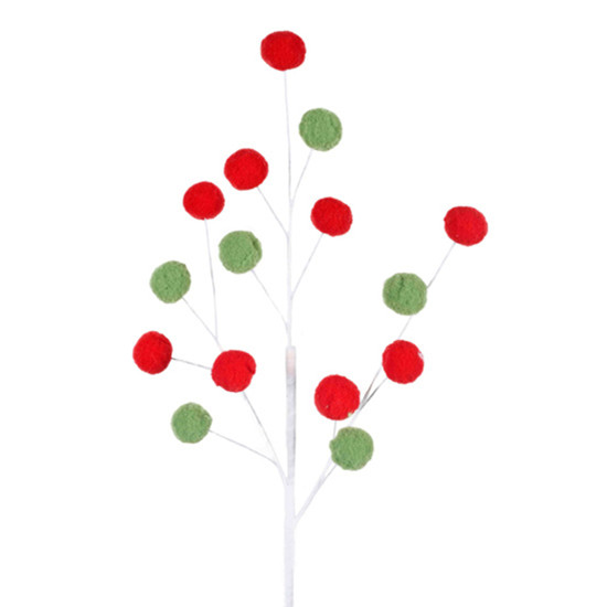 Imagem HASTE BOLA X15 59CM VERMELHO VERDE