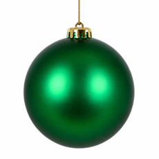 Imagem de BOLA NATALINA FOSCA 12CM VERDE - Grillo Ltda