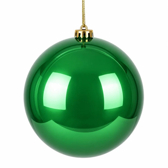 Imagem BOLA NATALINA PEROLADA 20CM VERDE
