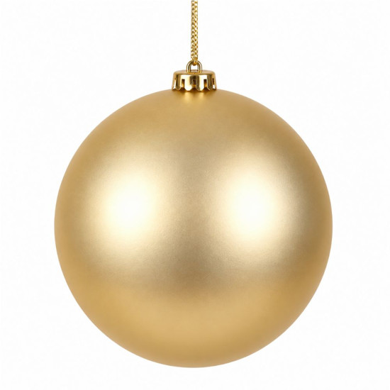 Imagem BOLA NATALINA FOSCA 15CM DOURADO
