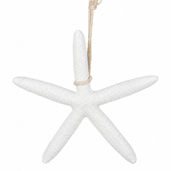 Imagem ENFEITE PENDENTE ESTRELA OFF WHITE