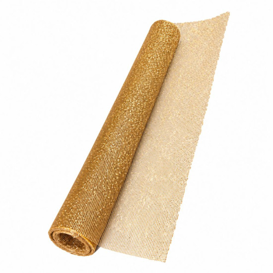 Imagem TELA ROLO 48CMX4,50M DOURADO