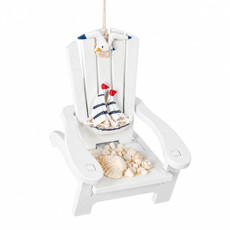Imagem de ENFEITE PENDENTE CADEIRA MDF 10CM BRANCO - Grillo Ltda