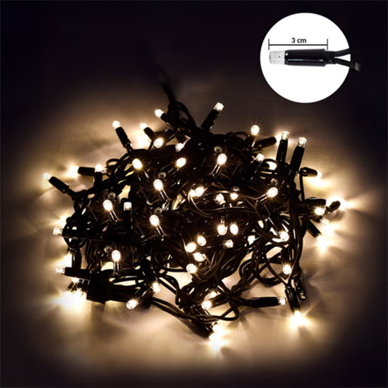 Imagem PISCA NATALINO 10M 220V 100 LEDS AMARELO