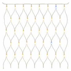 Imagem de REDE 240 LED MF STROBO FIO TRANSPARENTE 220V BRANCO QUENTE - Grillo Ltda