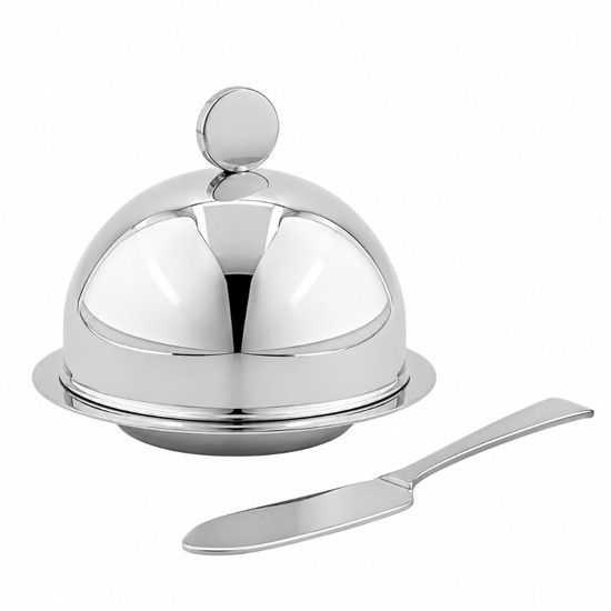 Imagem MANTEIGUEIRA RAVENA INOX COM ESPATULA