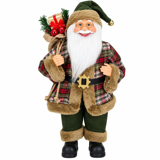 Imagem PAPAI NOEL EM PE 60CM VERDE